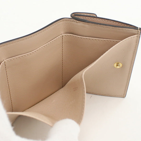 FENDI 8M0394 Tri-fold wallet F is Fendi Mini wallet leather pink Women