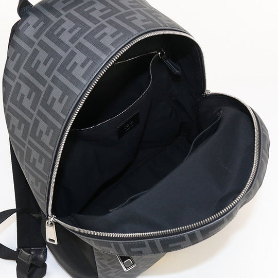 FENDI Backpack Diagonal 7VZ042 A9XT Backpack PVC/Nylon/leather mens