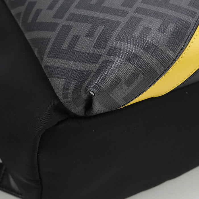 FENDI Backpack Diagonal 7VZ042 A9XT Backpack PVC/Nylon/leather mens