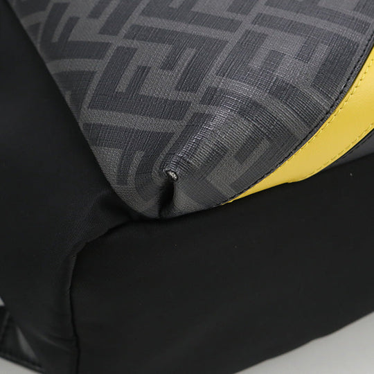 FENDI Backpack Diagonal 7VZ042 A9XT Backpack PVC/Nylon/leather mens