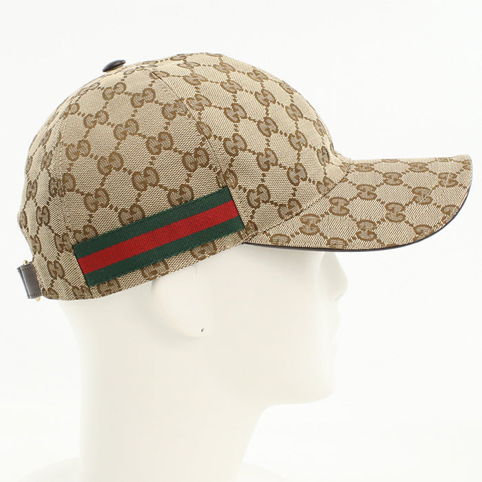GUCCI 200035 Baseball cap GG canvas cap canvas beige mens