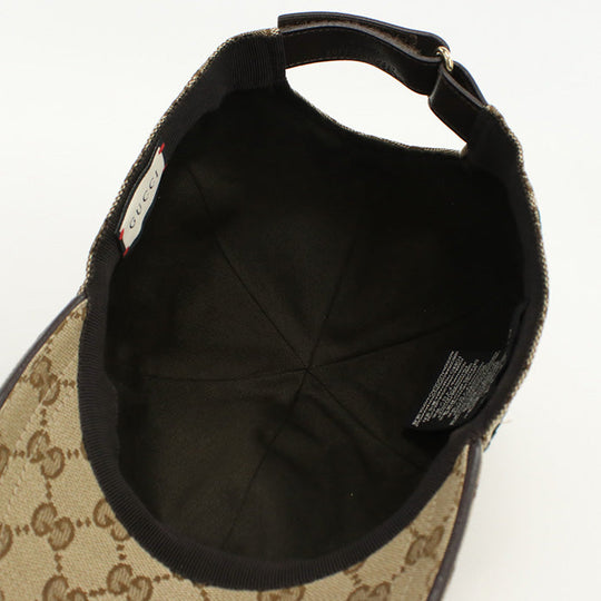 GUCCI 200035 Baseball cap GG canvas cap canvas beige mens