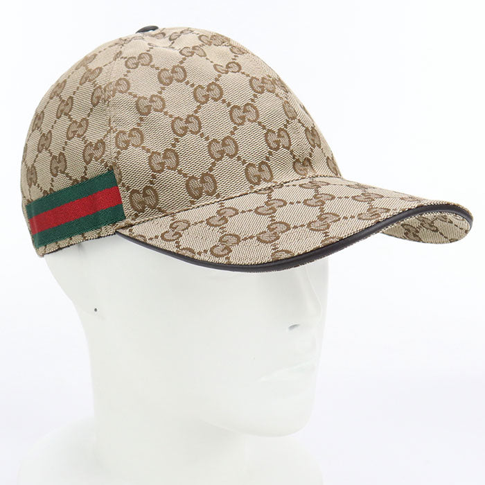 GUCCI 200035 Baseball cap GG canvas cap GG canvas beige mens