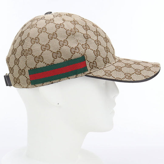 GUCCI 200035 Baseball cap GG canvas cap GG canvas beige mens