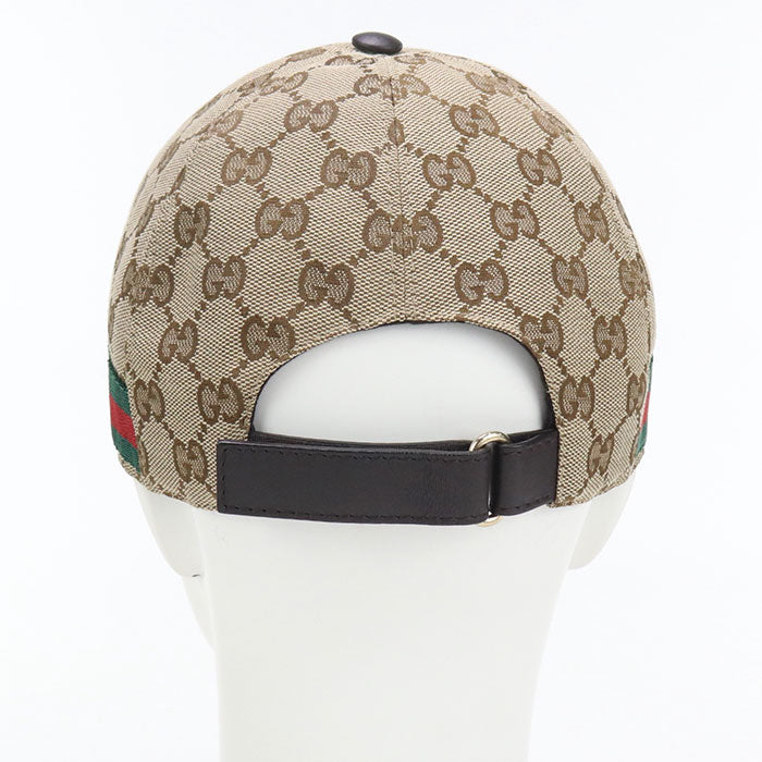GUCCI 200035 Baseball cap GG canvas cap GG canvas beige mens
