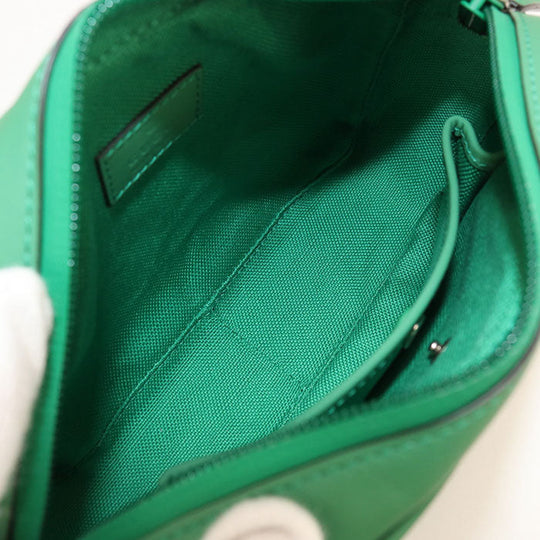 GUCCI 771321 Shoulder Bag Effect Mini GG Rubber Crossbody Bags rubber green mens