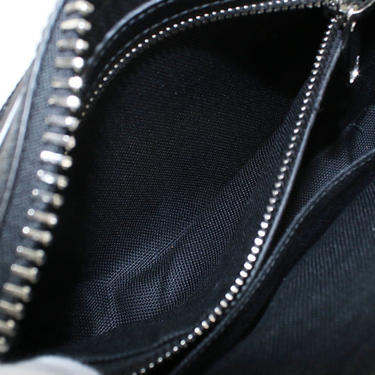 GUCCI 474293 Belt bag GG Supreme body bag PVC Black mens