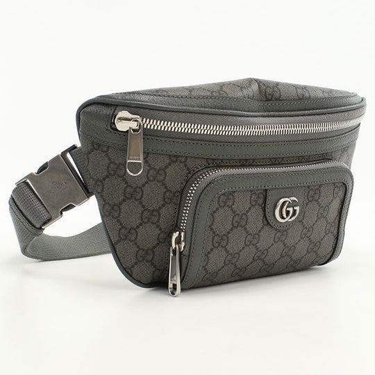 GUCCI GU88515 Belt bag Ofidia body bag GG Supreme Canvas Gray mens