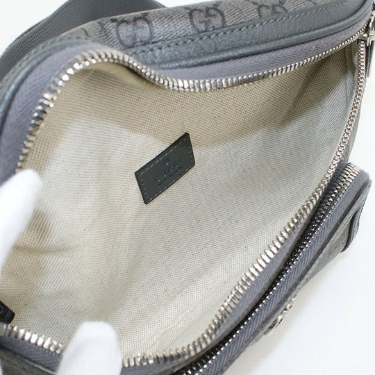 GUCCI GU88515 Belt bag Ofidia body bag GG Supreme Canvas Gray mens