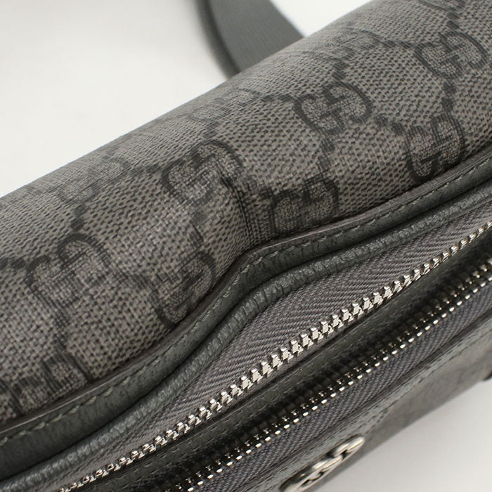 GUCCI GU88515 Belt bag Ofidia body bag GG Supreme Canvas Gray mens