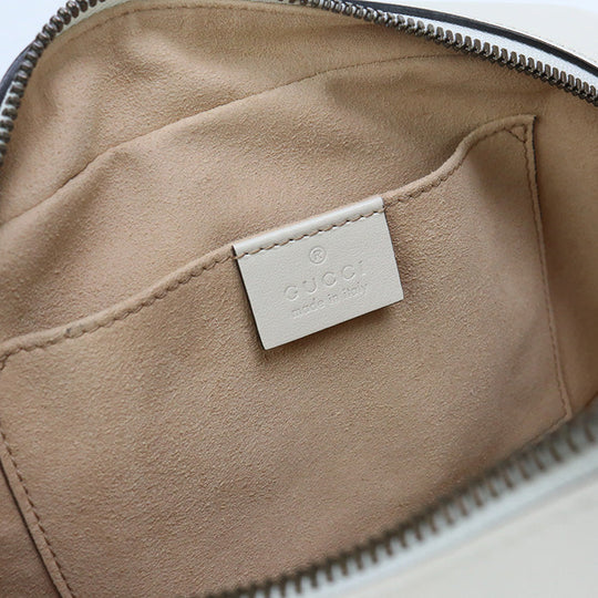 GUCCI 447632 Shoulder Bag GG Marmont Small Shoulder Bag/Quilted Pochette Bag leather white Women