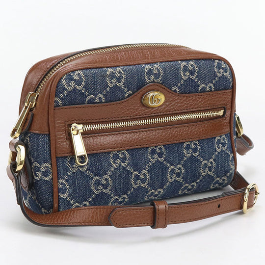 GUCCI 517350 Mini bag Ofidia Diagonal Shoulder Bag/GG denim blue Women