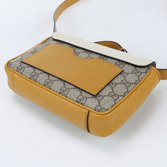 GUCCI 658487 2WAY handbag Padlock Shoulder Bag GG Supreme beige Women
