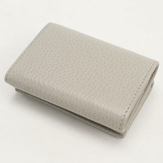 GUCCI GU88844 Tri-fold wallet Double G  leather Gray Women