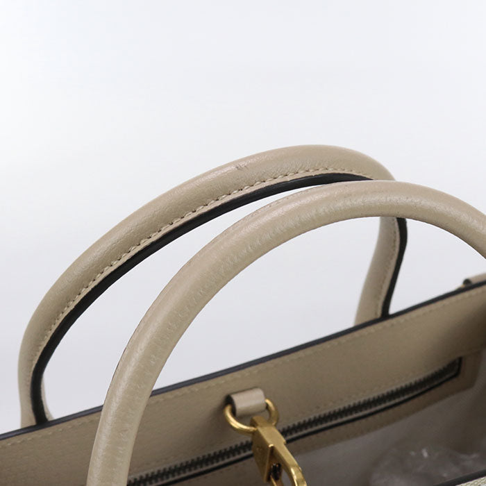 GUCCI 659983 Tote Bag Interlocking G 2WAY Tote Bag GG Supreme, leather beige Women