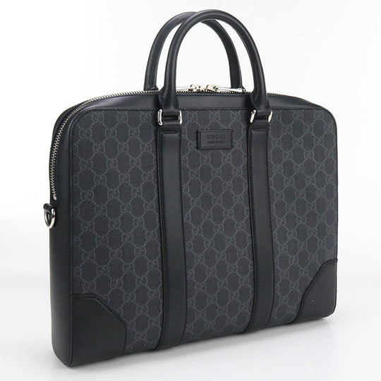 GUCCI Briefcase GG Supreme 474135 Briefcase/PVC/leather mens