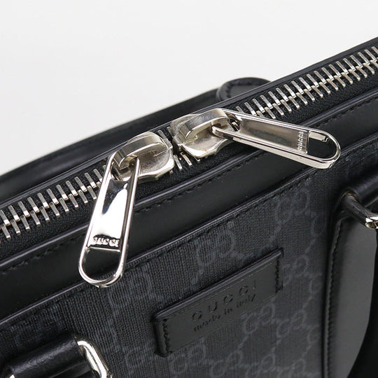 GUCCI Briefcase GG Supreme 474135 Briefcase/PVC/leather mens