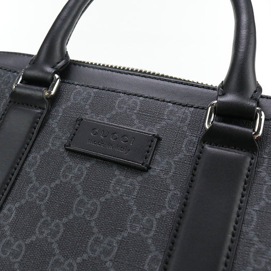 GUCCI Briefcase GG Supreme 474135 Briefcase/PVC/leather mens