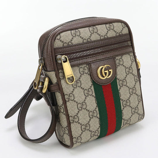 GUCCI 598127 GG Shoulder Bag Ofidia GG Supreme beige unisex