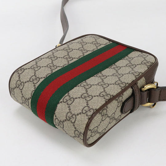 GUCCI 598127 GG Shoulder Bag Ofidia GG Supreme beige unisex