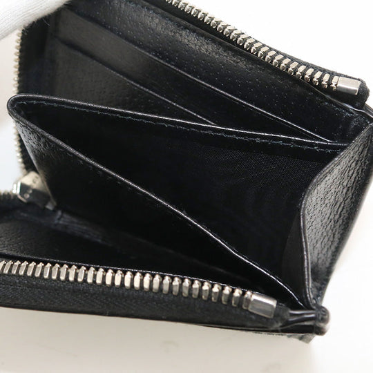 GUCCI GU89280 L-shaped zipper miniwallet Off the gridCoinPocket Nylon Black mens