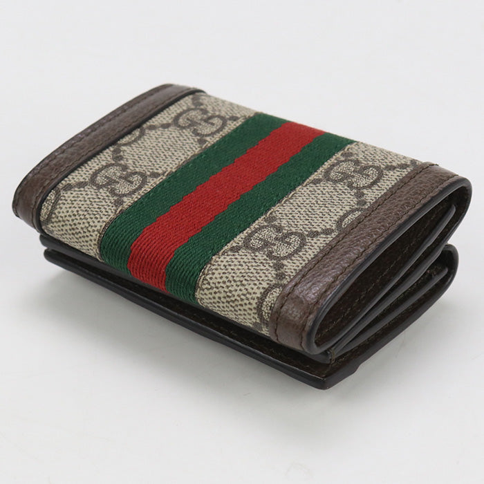 GUCCI GU89283 Tri-fold wallet Ofidia Three fold wallet GG Supreme beige Women
