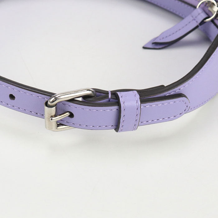 GUCCI 699514 2WAY GG Marmont Handbag leather purple Women