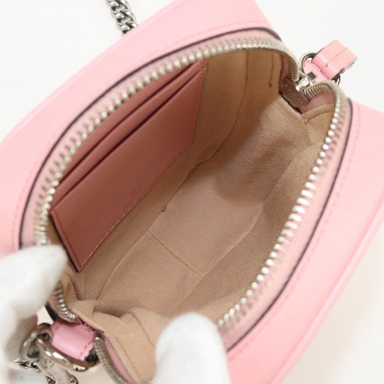 GUCCI 598597 Shoulder Bag GG Marmont Smartphone Shoulder Bag Quilted leather pink Women