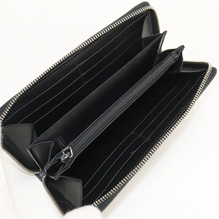 GUCCI 473928 Zip around wallet Dorian PurseZip Around leather Black mens