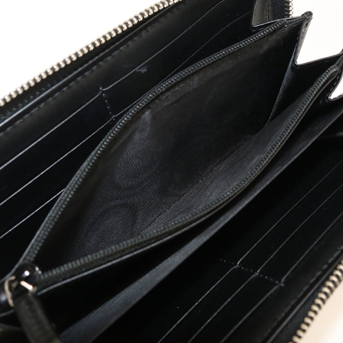 GUCCI 473928 Zip around wallet Dorian PurseZip Around leather Black mens
