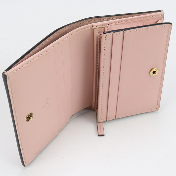 GUCCI 548057 Mini wallet linea cat Folded wallet leather Pink Women
