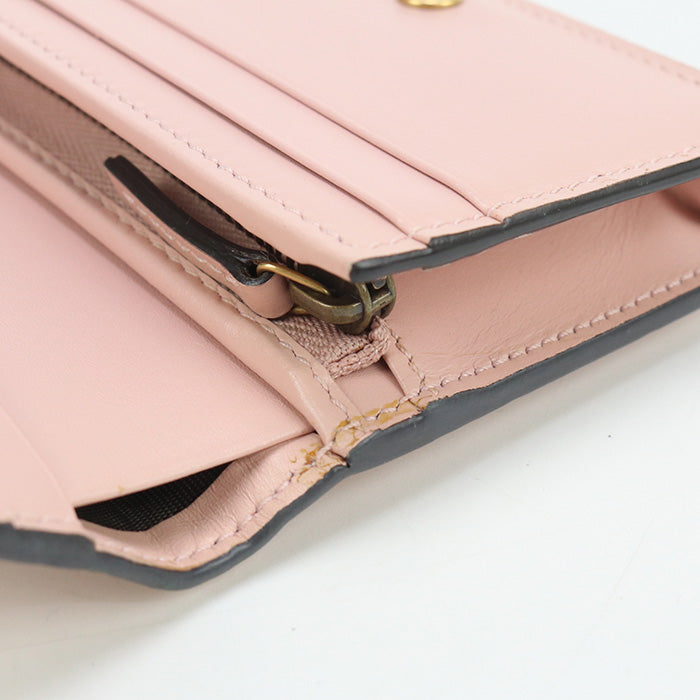 GUCCI 548057 Mini wallet linea cat Folded wallet leather Pink Women