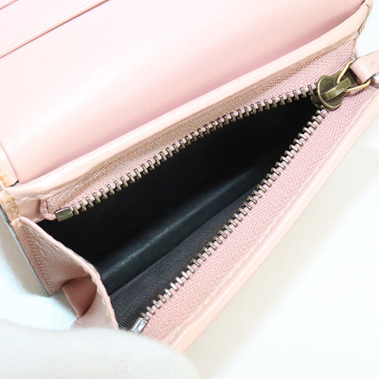 GUCCI 548057 Mini wallet linea cat Folded wallet leather Pink Women