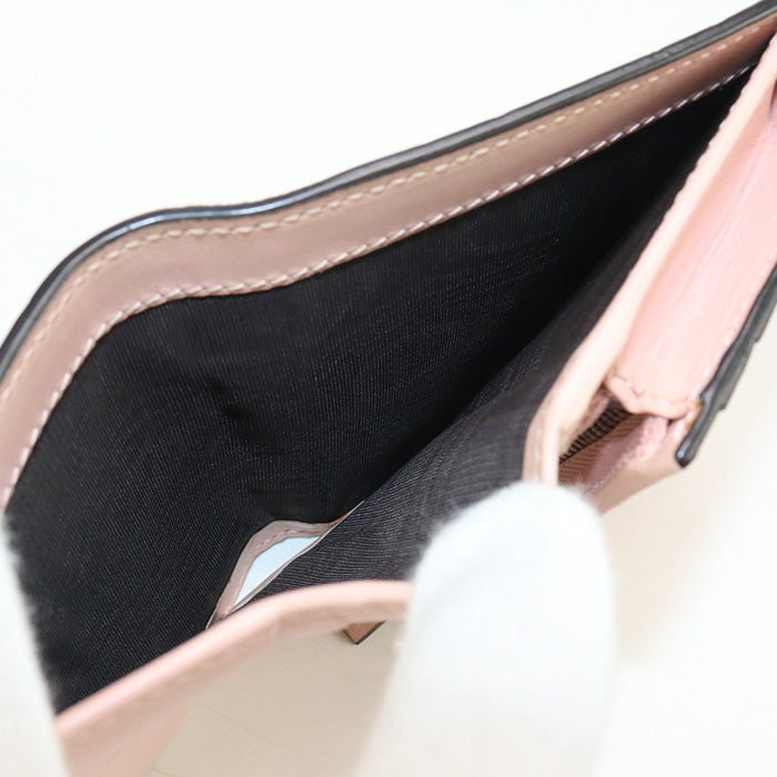 GUCCI 548057 Mini wallet linea cat Folded wallet leather Pink Women