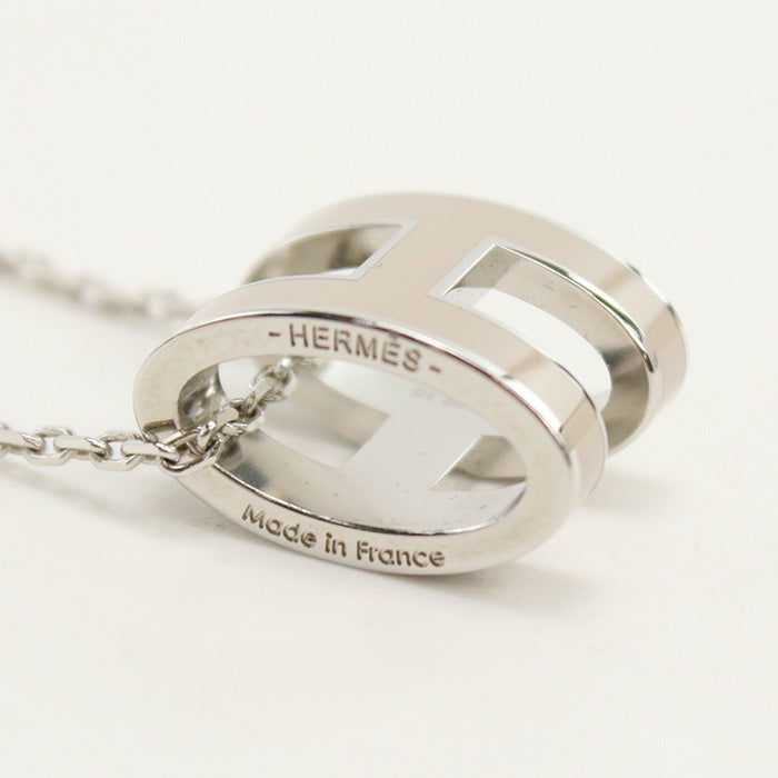 HERMES Necklace POP H Necklace H logo metal, lacquer Silver Women