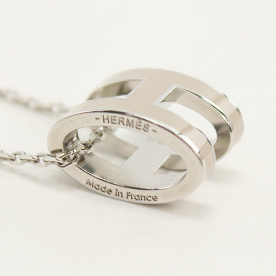 HERMES Necklace POP H Necklace H logo metal, lacquer Silver Women