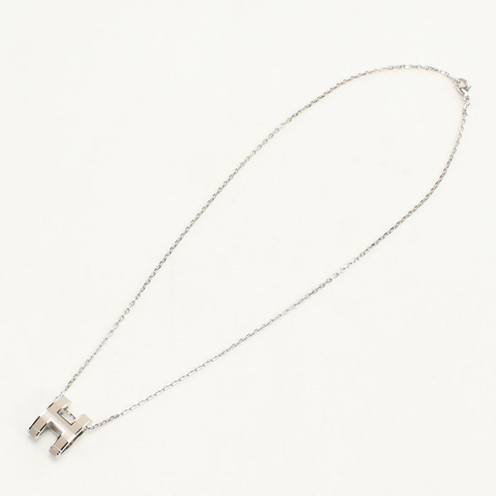 HERMES Necklace POP H Necklace H logo metal, lacquer Silver Women
