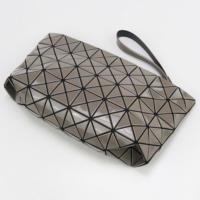 ISSEY MIYAKE Clutch bag Baobao Clutch bag/PVC gray unisex
