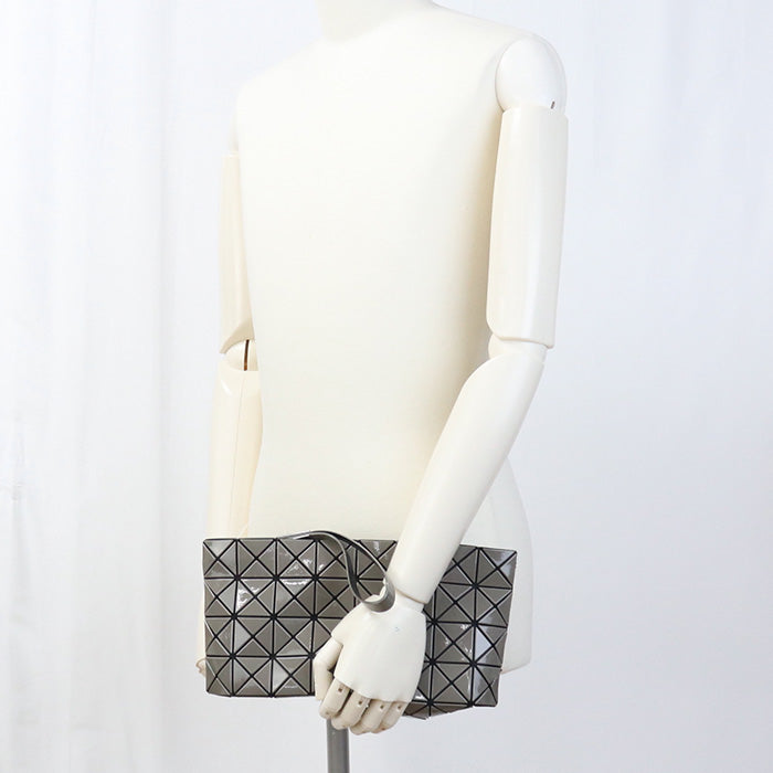 ISSEY MIYAKE Clutch bag Baobao Clutch bag/PVC gray unisex