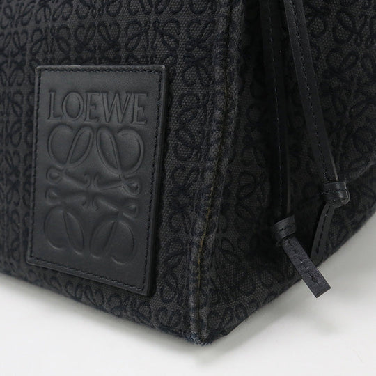 LOEWE Cushion tote anagram Tote Bag Jacquard Black Women