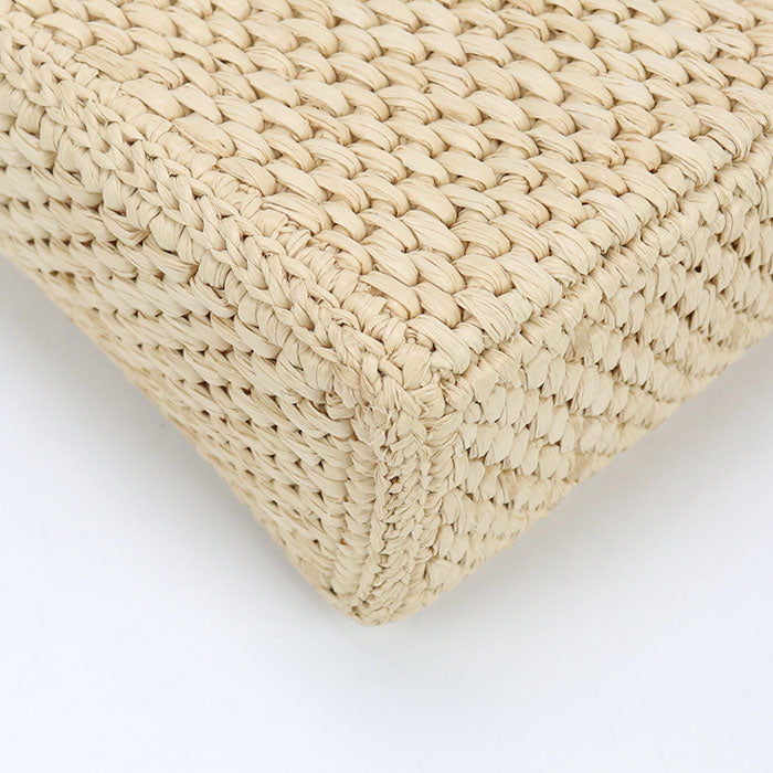 LOEWE A563R18X02 Basket bag Standard A5 Tote Bag 2WAY handbag Raffia, leather beige Women