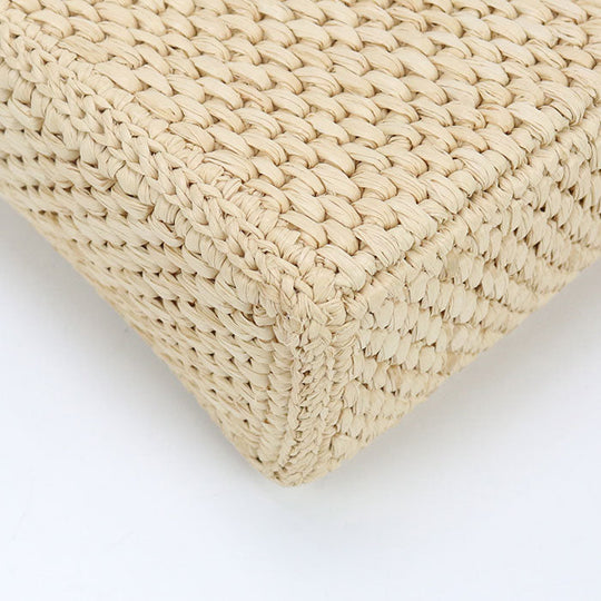 LOEWE A563R18X02 Basket bag Standard A5 Tote Bag 2WAY handbag Raffia, leather beige Women