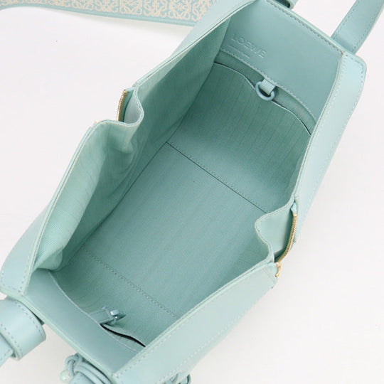 LOEWE A538H13X02 Handbag Hammock Bag Compact 2WAY bag satin calf Aquamarine Women
