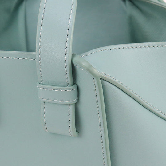LOEWE A538H13X02 Handbag Hammock Bag Compact 2WAY bag satin calf Aquamarine Women