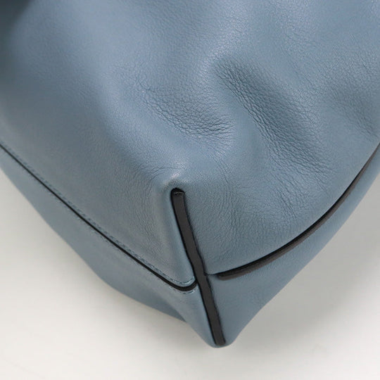 LOEWE Flamenco hobo small Semi-Shoulder Calfskin blue Women