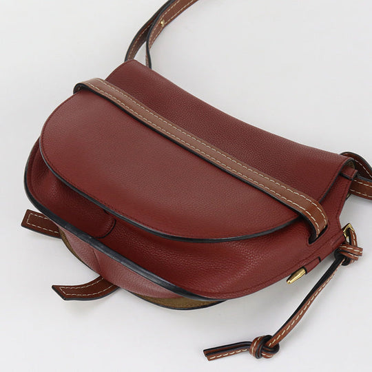 LOEWE Gate Dual Bag Shoulder Bag Calfskin red Women
