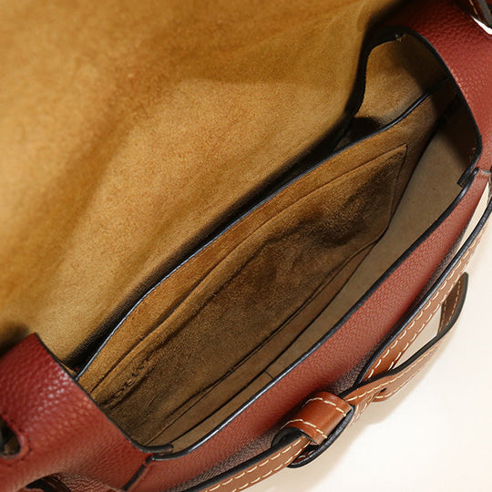 LOEWE Gate Dual Bag Shoulder Bag Calfskin red Women