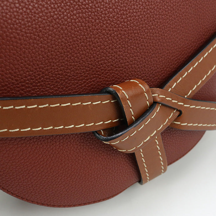 LOEWE Gate Dual Bag Shoulder Bag Calfskin red Women