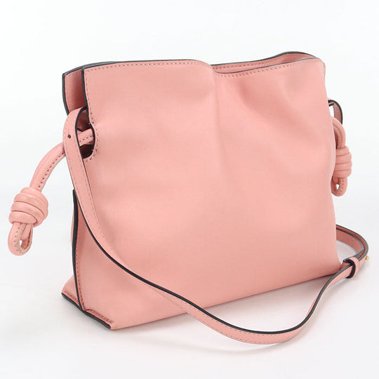LOEWE A411FC2X37 Shoulder Bag Flamenco clutch mini Calfskin pink Women