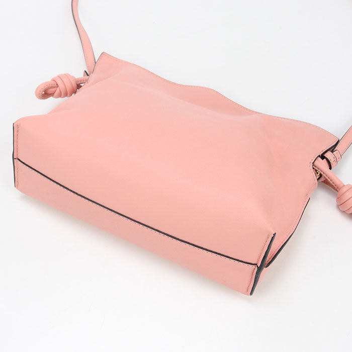 LOEWE A411FC2X37 Shoulder Bag Flamenco clutch mini Calfskin pink Women